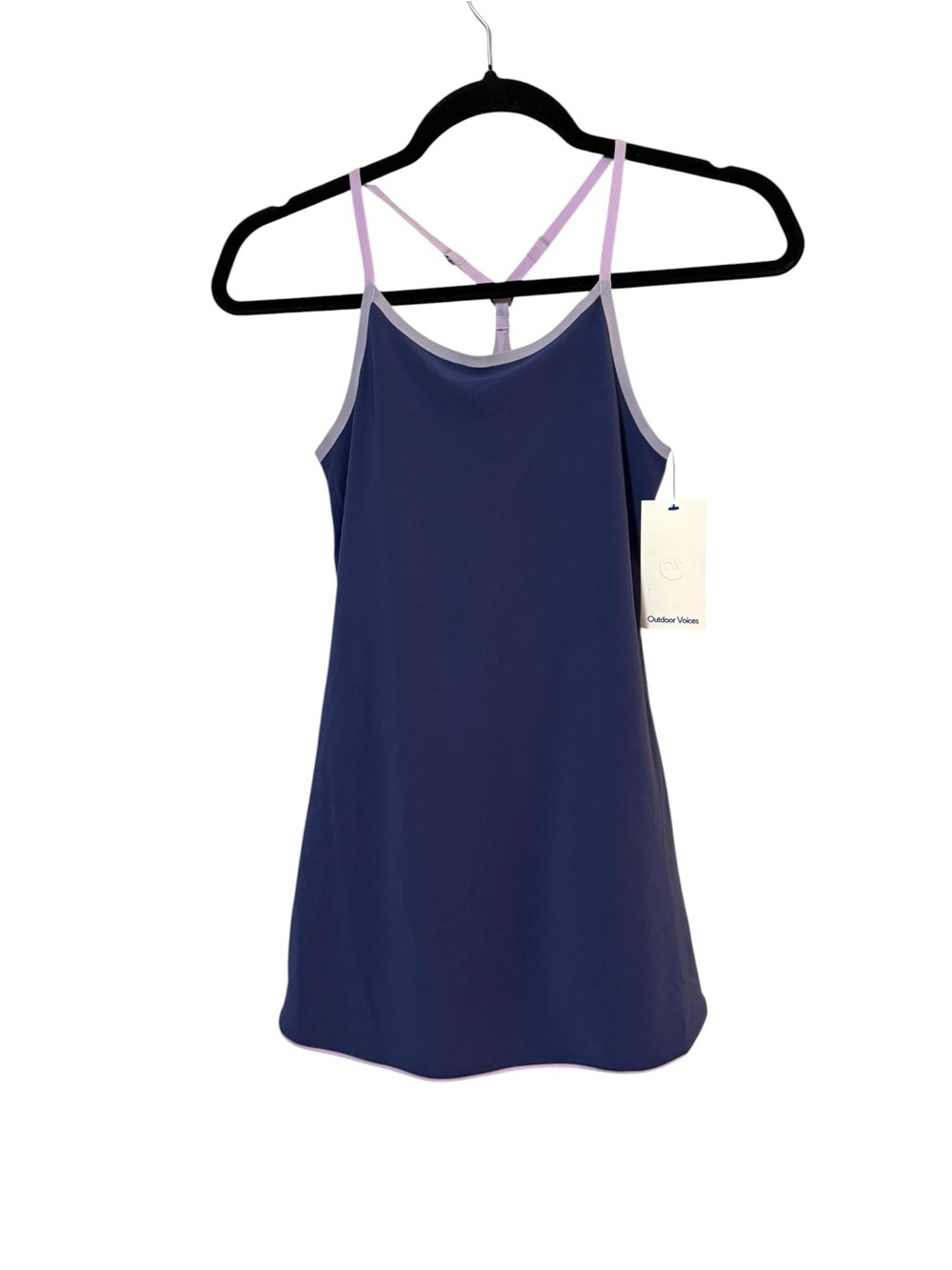 NEW Outdoor Voices Girls Medium Cobalt Blue Purple Mini Active Dress Pickleball